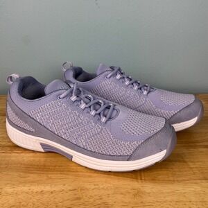 Orthofeet Coral Shoes Womens 11 2E X-Wide Lavender Knit Walking Comfort Sneaker